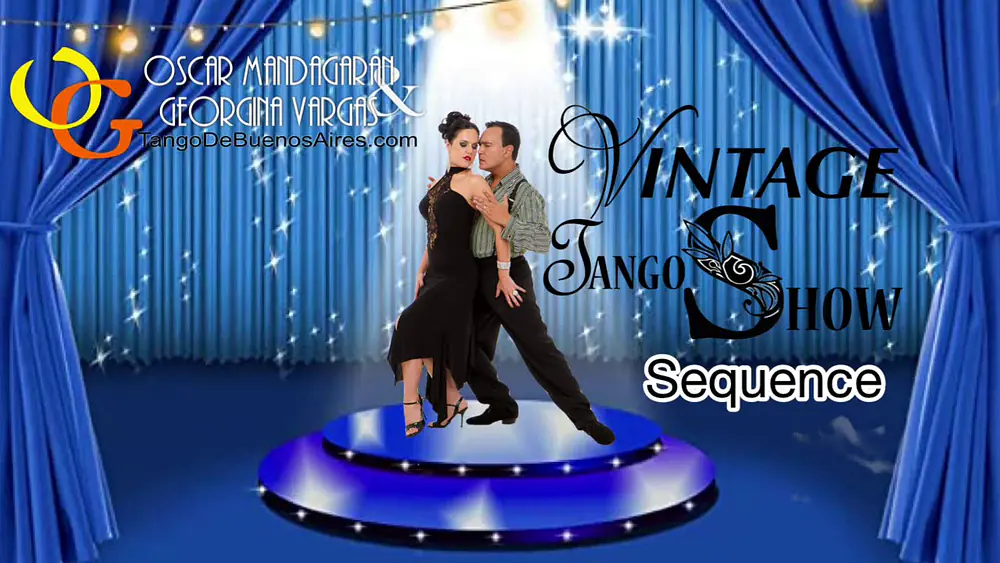 Video thumbnail for Tango Show performance sequence #10 Georgina Vargas Oscar Mandagaran Boleos, giros, sacadas and more