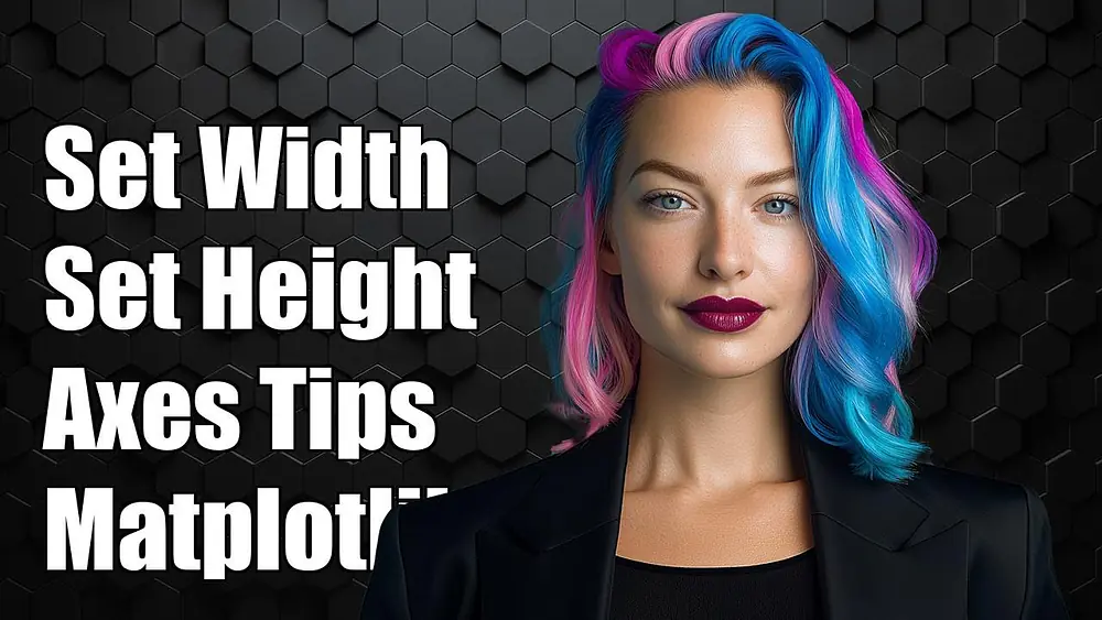 Video thumbnail of How to Set Explicit Width and Height of Axes in Matplotlib: A Step-by-Step Guide