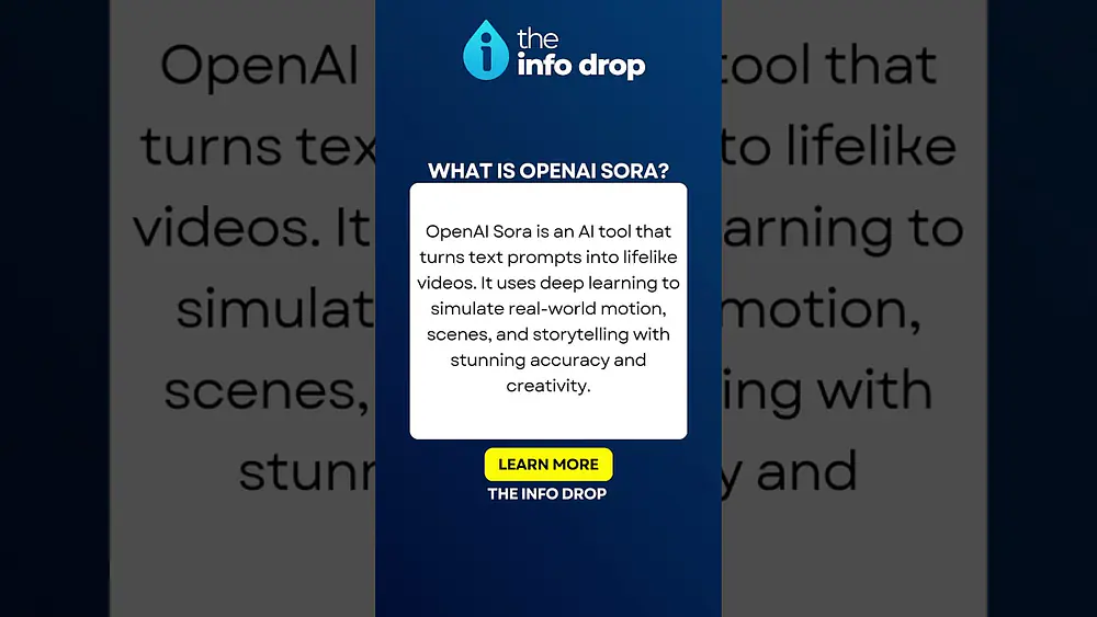 Video thumbnail of What is OpenAI Sora? #OpenAISora #soraai #openai