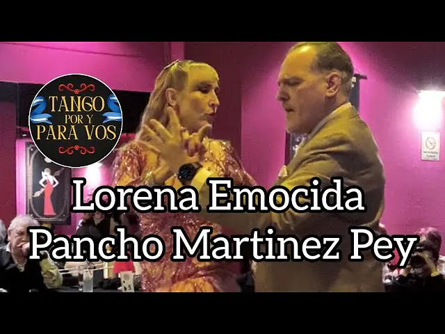 Video thumbnail for Historia de un amor (Misteriosa BsAs) Lorena Emocida y Pancho Martinez Pey. Champagne #tango 10ago25