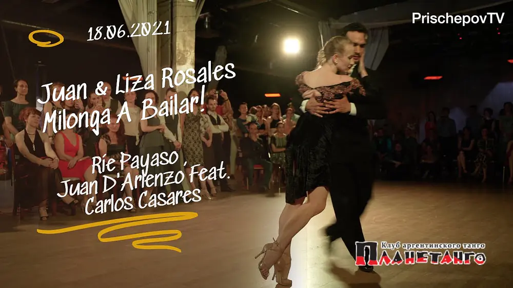 Video thumbnail for Juan Manuel Rosales & Liza Rosales, 2-4, Milonga Abailar! Planetango 2021 Ríe payaso, Juan d'Arienzo