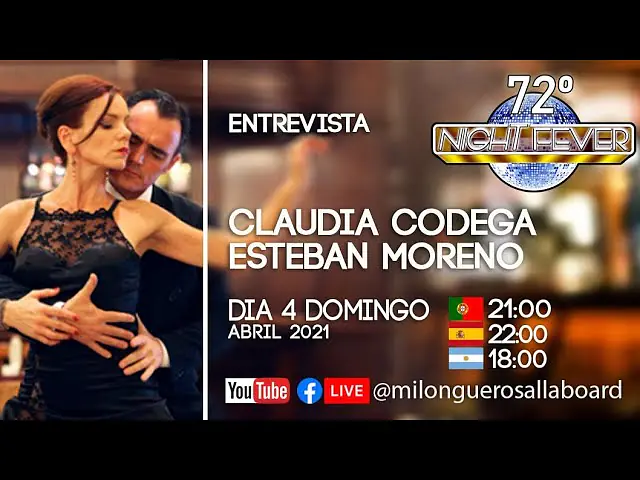 Video thumbnail for 72º Night Fever - Claudia Codega e Esteban Moreno