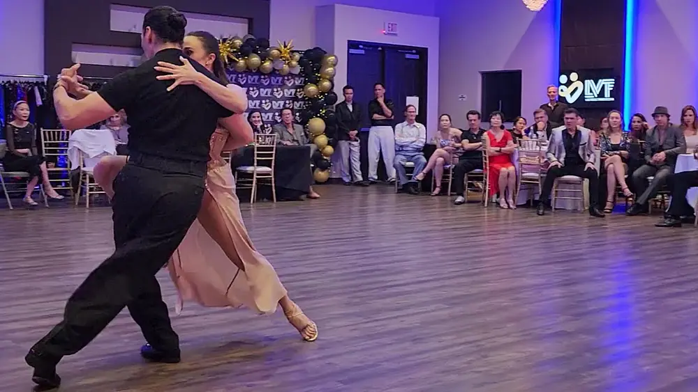 Video thumbnail for Carlos Barrionuevo & Mayte Valdes - Repeat of Derecho Viejo - Las Vegas Tango Festival 2024