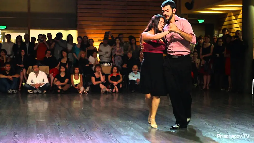 Video thumbnail for Dana Frigoli and Adrian Ferreyra, 3, White tango festival 2013,  Milonga "Me Gusta"