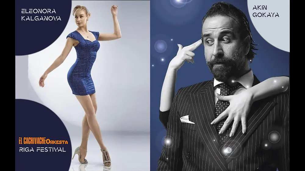 Video thumbnail for Eleonora Kalganova Akin Gokaya El Cachivache en Riga, bailan Maipo, tango.