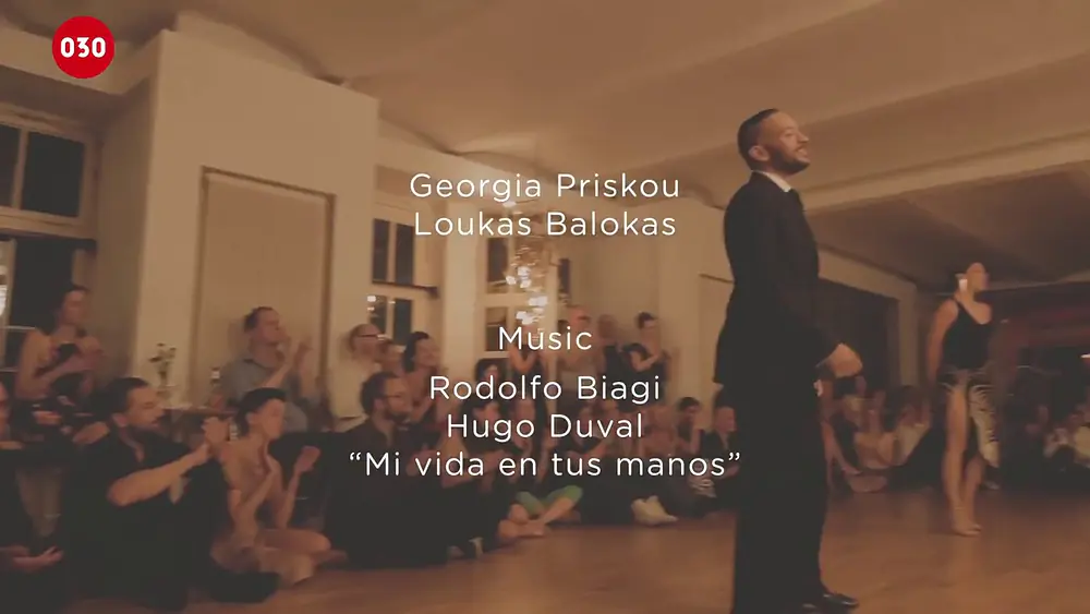 Video thumbnail for Loukas Balokas- Georgia Priskou, Mi vida en tus manos, Rodolfo Biagi, Summer Tango Marathon Berlin