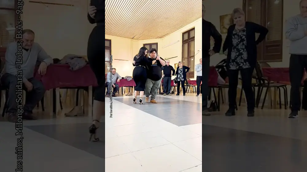 Video thumbnail for Fati Caracoch y Aoniken Quiroga. Rodríguez Peña (Di Sarli) Por los niños, Milonga Solidaria 9ago25