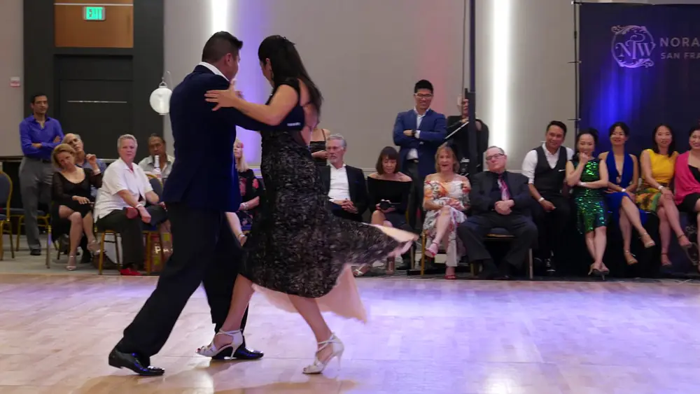 Video thumbnail for Maria Ines Bogado and Jorge Lopez at Nora's Tango Week 2017 Tango Demo 4/4