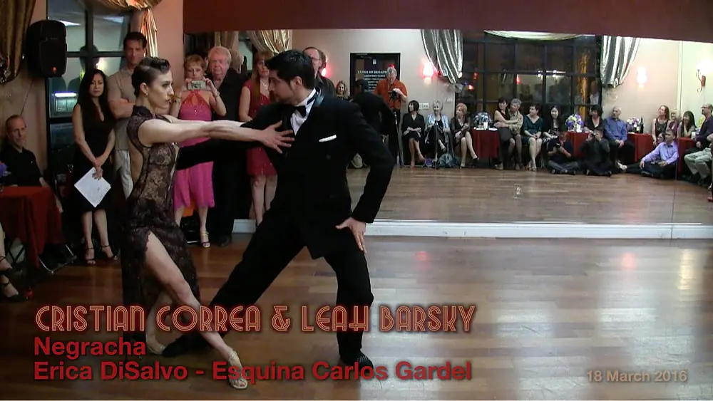 Video thumbnail for Cristian Correa & Leah Barsky – Negracha – Erica DiSalvo - Esquina Carlos Gardel