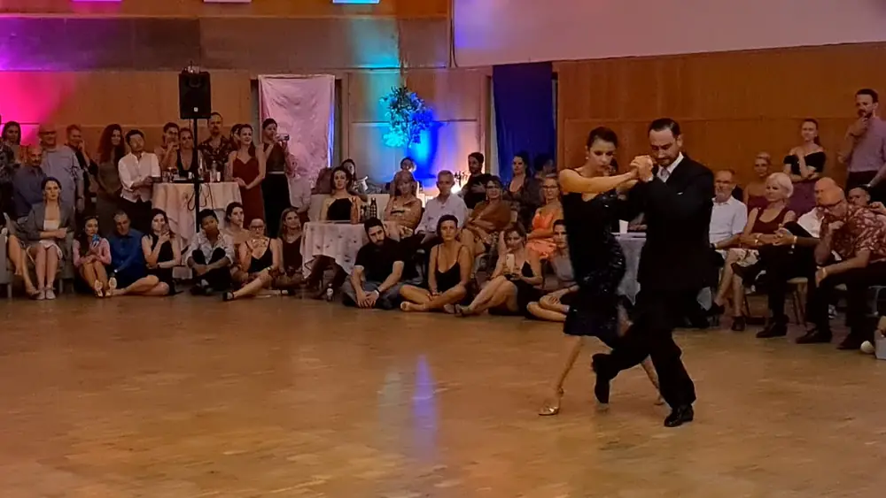 Video thumbnail for Stephanie Fesneau & Fausto Carpino dancing José Basso @El Sabor Budapest 2023 3/4
