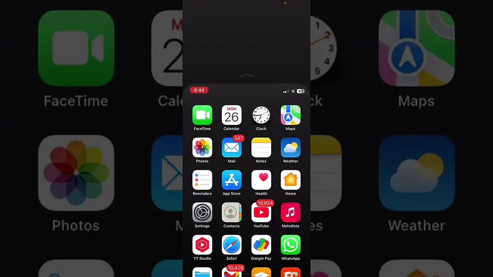 Video thumbnail of How to Disable Reachability (Half Screen) Feature on iPhone #disablereachability #iphonehalfscreen
