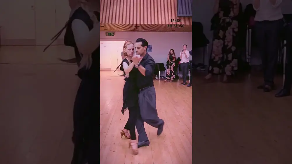 Video thumbnail for Marcos Roberts and Louise Malucelli dancing at Tango Amistoso in London. After class demo #tango