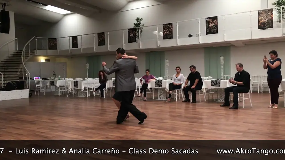 Video thumbnail for 2017 NTF Tango Argentino: Masterclass - Sakadas - Luis Ramirez & Analia Carreño