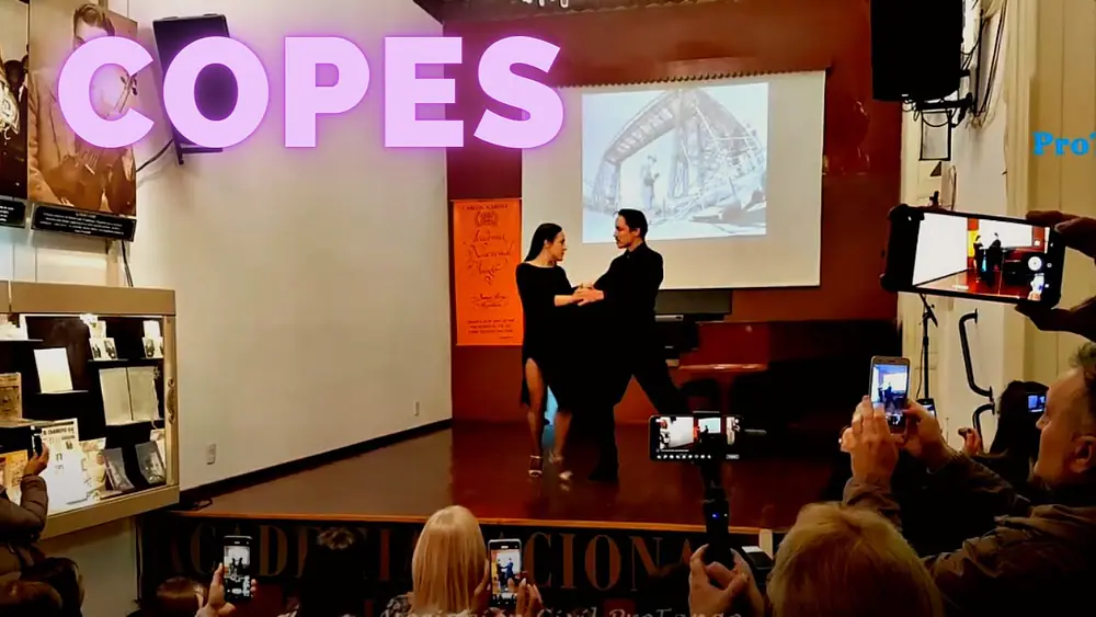 Video thumbnail for Juan Carlos Copes, inaguracion de sus recuerdos, Academia Nacional del Tango