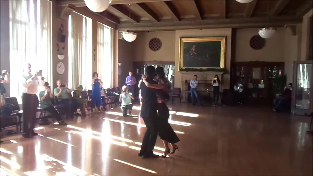 Video thumbnail for Argentine Tango Review Barridas -Sweep Claudia Cortes and Martu Salem  tangonation.com   10/20/2019