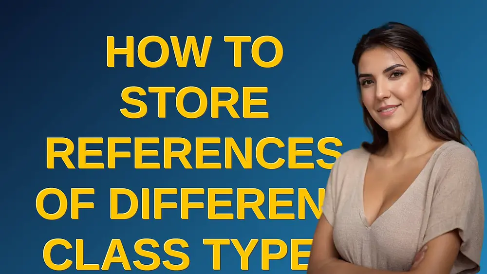 Video thumbnail of How to store references of different class types in an array