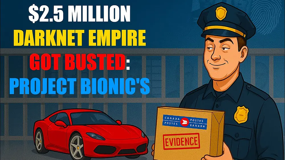 Video thumbnail of How $2.5 Million Darknet Empire Got Busted: Project Bionic's Amateur Hour