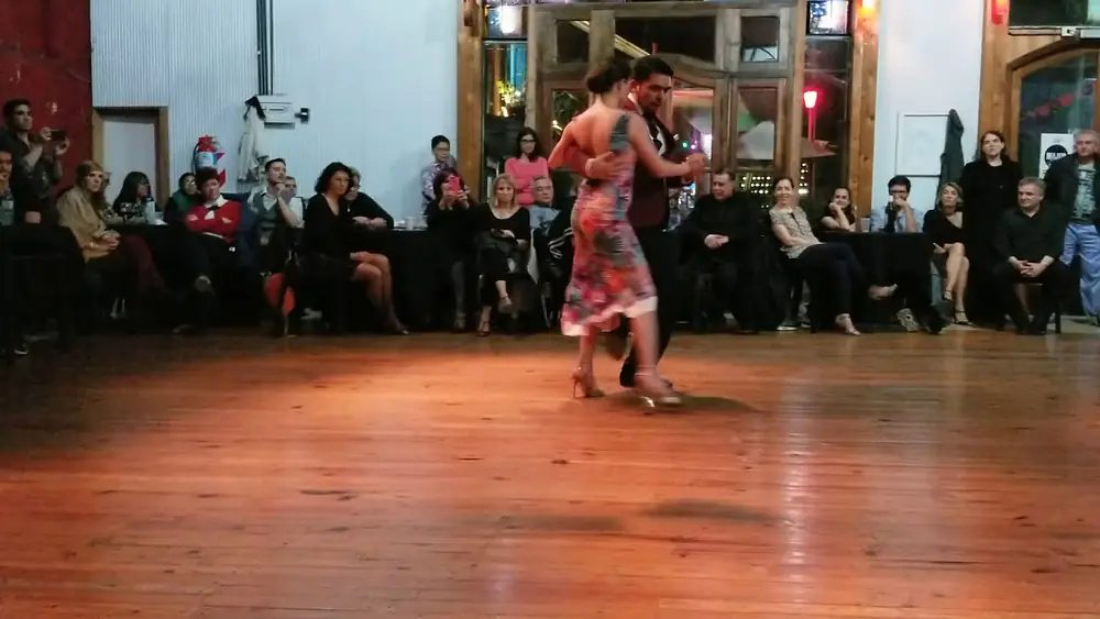 Video thumbnail for Julio Saavedra y Tekla Gogrichiani - performance at Domilonga on 8/11/2019 (2 of 3)
