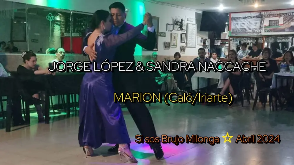 Video thumbnail for SANDRA NACCACHE & JORGE LOPEZ || Marion (Miguel Calo / Raul Iriarte)