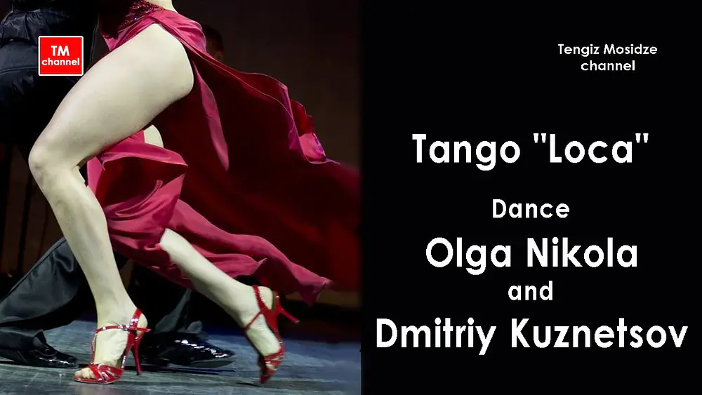 Video thumbnail for Tango "Loca".  Olga Nikola and Dmitriy Kuznetsov with "Solo Tango Orquesta".  Танго.