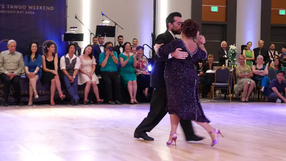 Video thumbnail for Graciela Gonzales & Leonardo Sardella @ Nora's Tango Week 2017 July 2 Milonga Demo 2/2