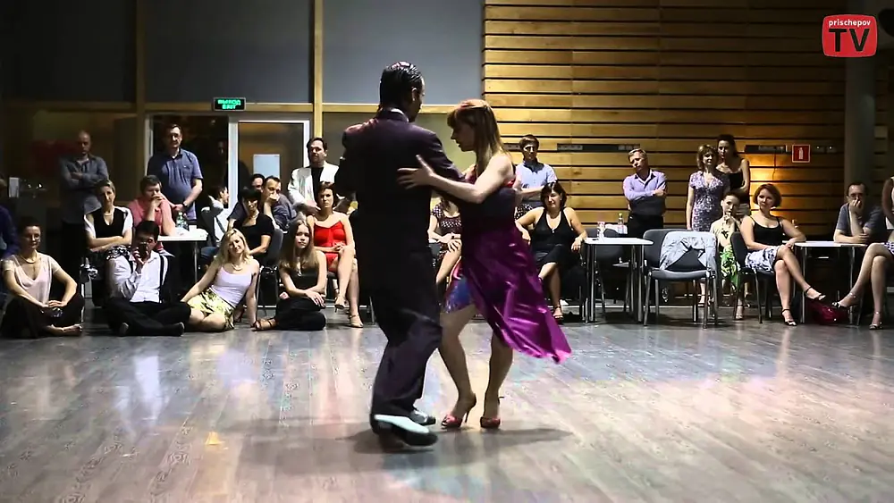 Video thumbnail for Damian Esell y Nancy Louzán, 5 5, Russia, Moscow, Milonga "Me Gusta" 22 03 2013