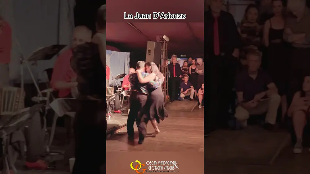 Video thumbnail for Dancing with La Juan D’Arienzo #tango #dancetango #tangomilonga Georgina Vargas Oscar Mandagaran