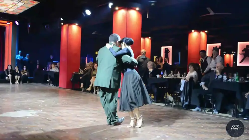 Video thumbnail for Natalia Hills y Hernán Álvarez prieto en Milonga Malena "COMO NINGUNA"!! 3/4