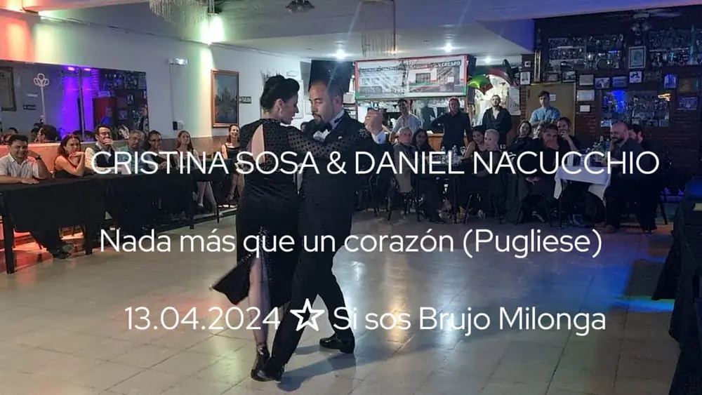 Video thumbnail for DANIEL NACUCCHIO & CRISTINA SOSA || Nada mas que un corazon (Osvaldo Pugliese)