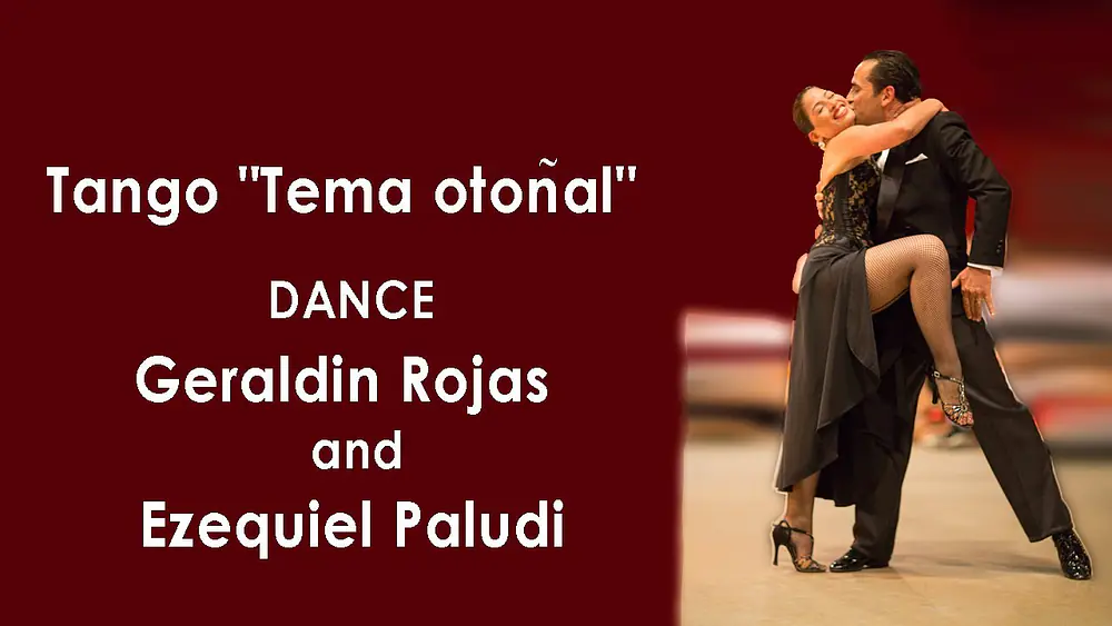 Video thumbnail for Tango "Tema otoñal". Geraldin Rojas and Ezequiel Paludi with “Solo Tango Orquesta”. Танго.