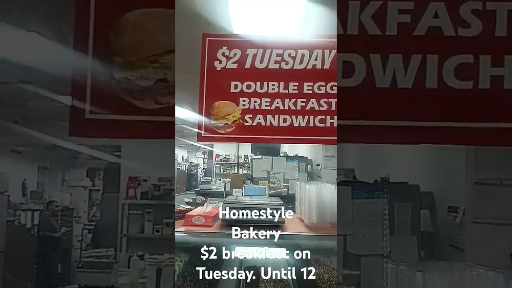 Video thumbnail of take a morning walk every Tuesday then reward yourself! croissant bacon egg and cheese was delicious