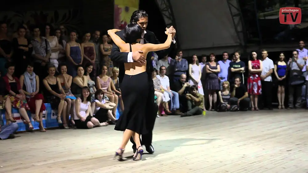 Video thumbnail for Omar Quiroga & Veronica Palacios, 4-4, Russia, Moscow,  Milonga in Ekaterinas Garden 15.07.2012