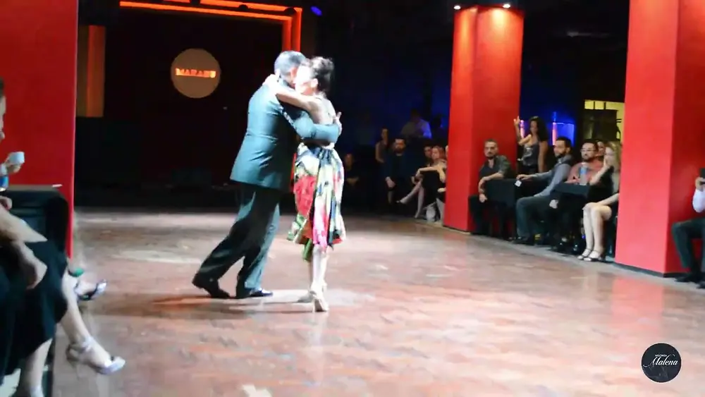 Video thumbnail for Eladia Cordoba & Andres Laza Moreno en Milonga Malena - Marabu !! 2/4