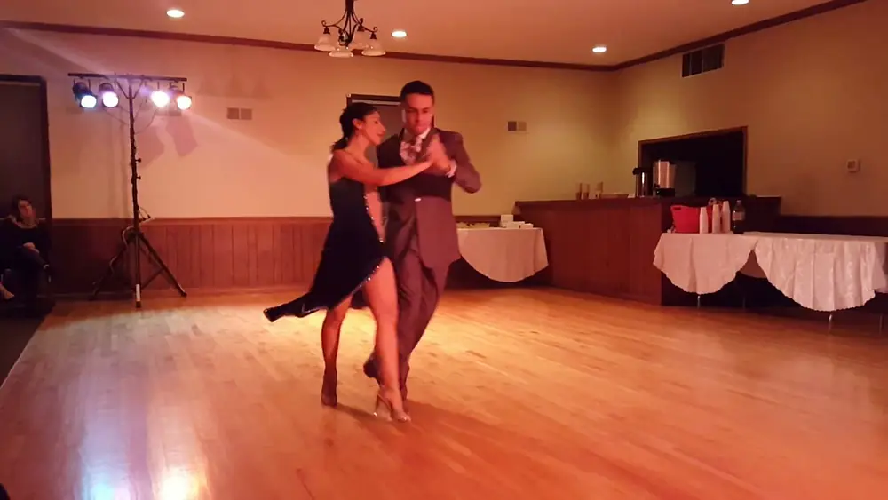 Video thumbnail for Carolina Juarena & Andres Bravo dancing Milonga at Taste of Tango Milonga (1)