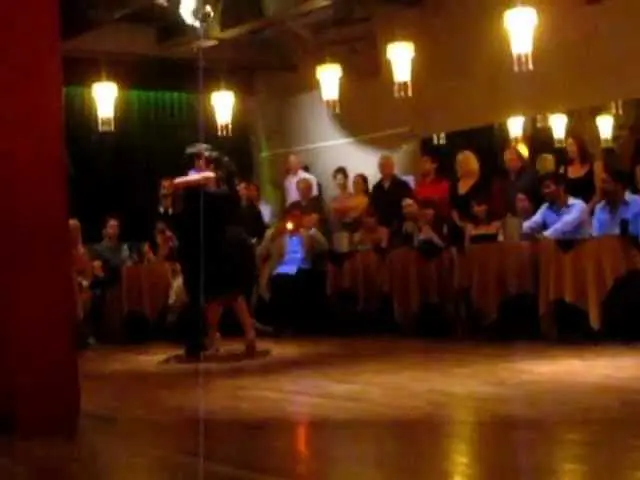 Video thumbnail for Javier Rodriguez y Virginia Pandolfi - Juan D'Arienzo y Alberto Echagüe - Milonga La Cicatriz