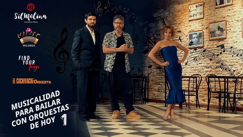 Video thumbnail for Clase de musicalidad de tango con Magdalena Gutierrez, German Ballejo & Cachivache. English subt