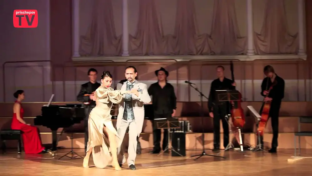 Video thumbnail for Omar Caceras and Vidala Barboza, Russia, Moscow, Shou "El Tango de Plata", 30.09.2010