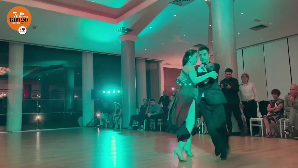 Video thumbnail for Never too early... Vaggelis Hatzopoulos, Mariana Koutandou & Victor dance La vida es una milonga !