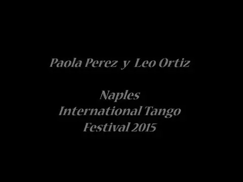 Video thumbnail for Leo Ortiz Y Paola Perez , milonga "No hay tierra como la mia"