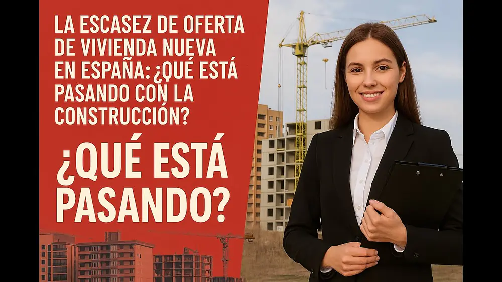 Video thumbnail of Escasez de Vivienda Nueva en España: ¿Por Qué La Construcción Está Estancada?