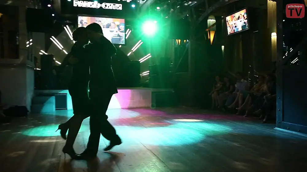 Video thumbnail for Vlada Zakharova and Timothy Borisov, 2, Prischepov Milonga, RadioCity, 29.07.2013