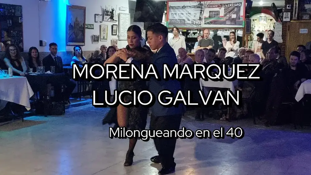 Video thumbnail for MORENA MARQUEZ & LUCIO GALVAN || Milongueando en el 40 (Troilo)