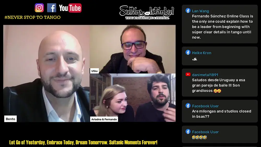 Video thumbnail for Sultanic live stream with Ariadna Naveira & Fernando Sanchez !