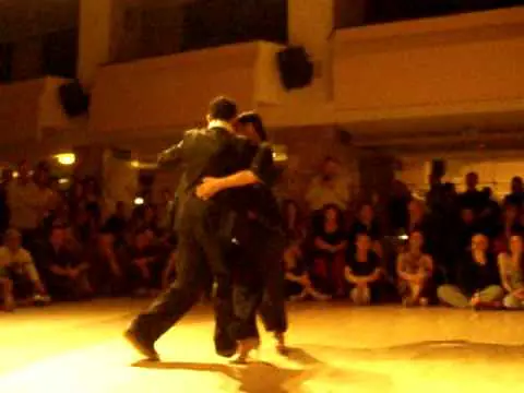 Video thumbnail for Bruno Tombari and Mariangeles Caamano are dancing at 7th Ljubljana Tango Festival - 2011-03-27