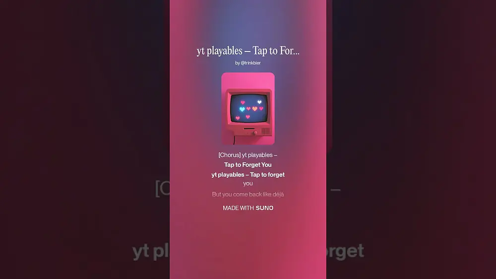 Video thumbnail of yt playables – A Song About Escaping Feelings Through Games