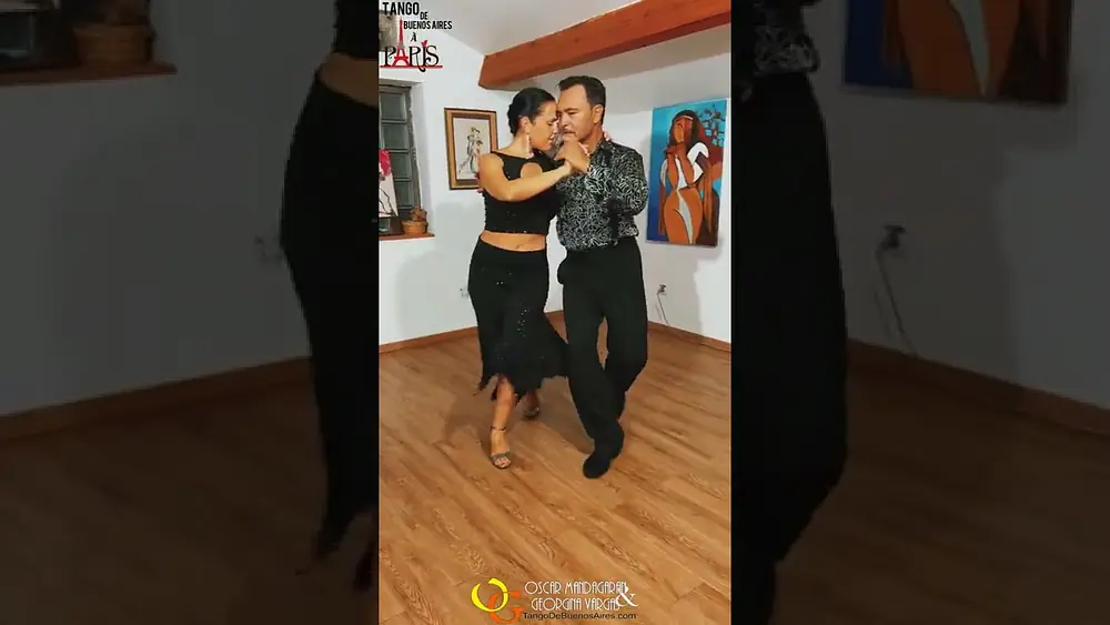 Video thumbnail for #tango #milonga #dancers Georgina Vargas Oscar Mandagaran “El lloron” Hugo Diaz
