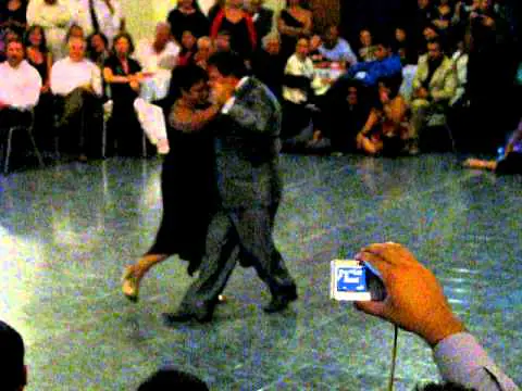 Video thumbnail for TangoMaratón Chile, María del Carmen "La Turca" y Jorge Dispari, Tango 2