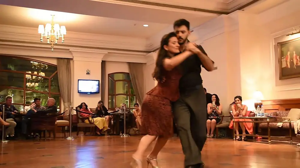 Video thumbnail for Dana Frigoli and Adrián Romeo Ferreyra in 3rd Delhi International Tango festival