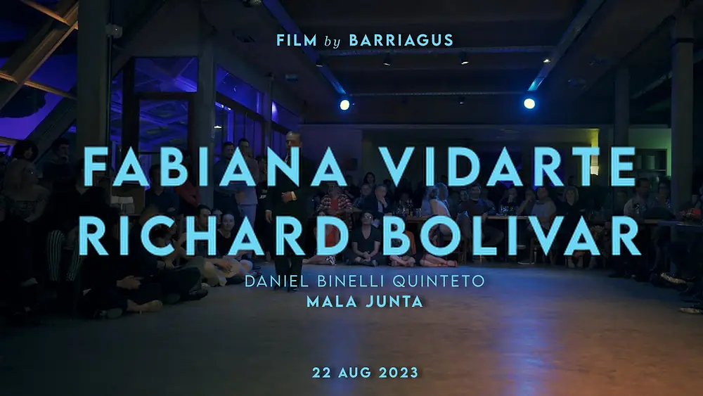 Video thumbnail for RICHARD BOLIVAR & FABIANA VIDARTE - MALA JUNTA - MUY MARTES TANGO