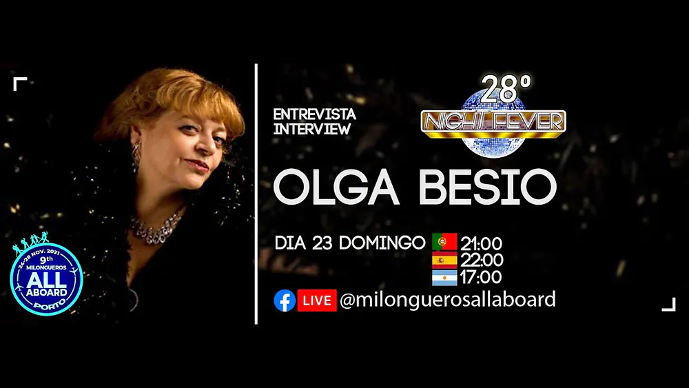 Video thumbnail for Ritmo Azul - 28ª Night Fever - Olga Besio Interview